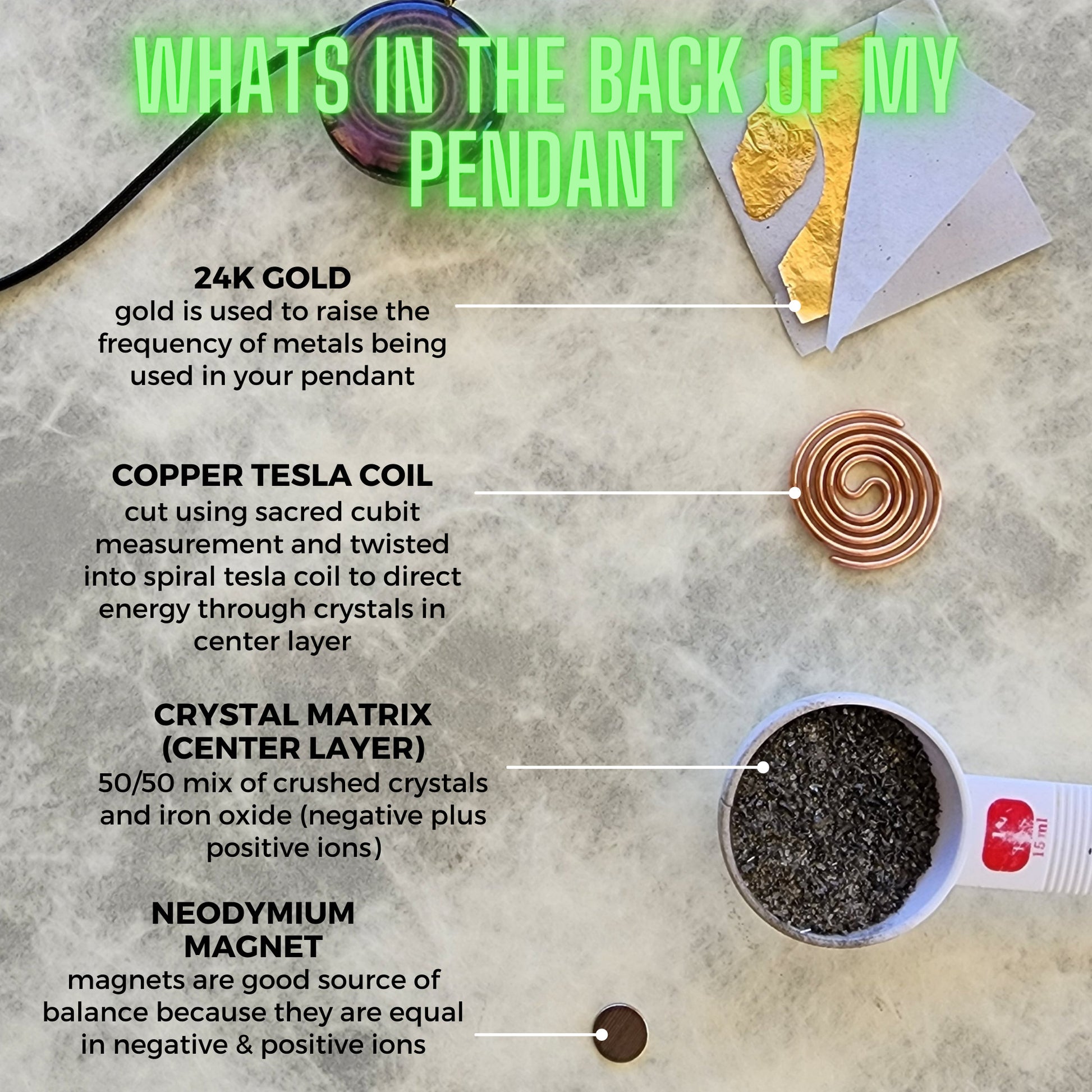 Handmade 77 Crystal Matrix Orgone Pendant | Flower Mandala Pendant | Crown Chakra Crystal Matrix | EMF Protection Orgone Pendant