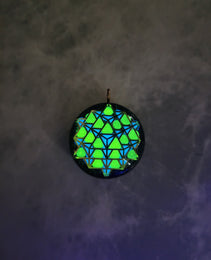 Handmade 55 Crystal Matrix Orgone Pendant | EMF Protection Pendant | 64 Tetrahedron Orgone Pendant | Quantum Healing Device