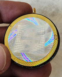 Handmade 77 Crystal Matrix Orgone Pendant | Nova Vision Holographic | EMF Protection Orgone Pendant | Orgonite Crystal Pendant