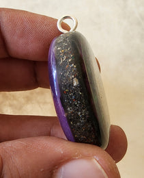 Handmade 77 Crystal Matrix Orgone Pendant | Spiral Holographic Pendant | Crown Chakra Crystal Matrix | EMF Protection Orgone Pendant