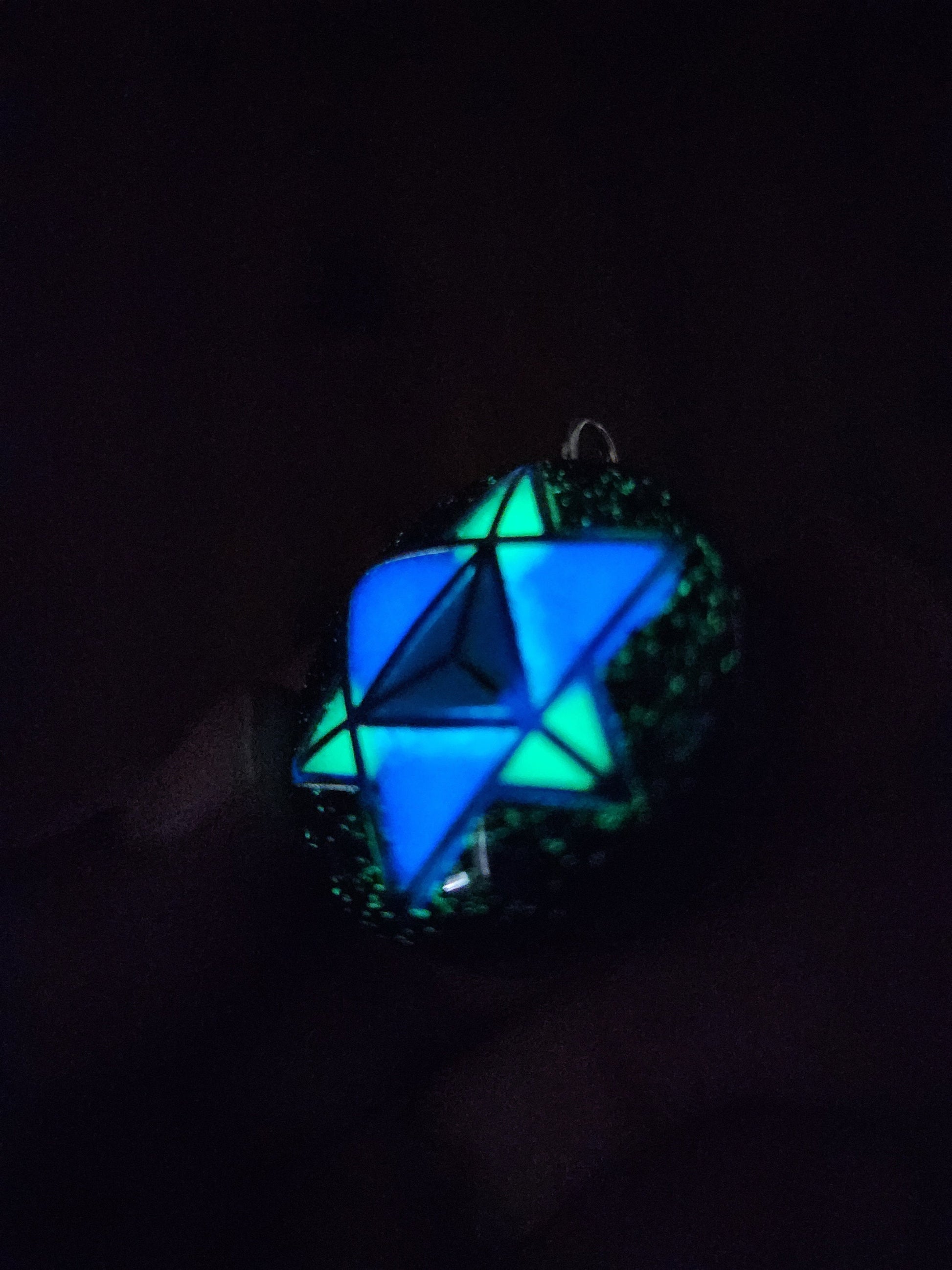 Handmade 77 Crystal Matrix Orgone Pendant | Silver Merkaba | Crown Chakra Crystal Matrix | EMF Protection Orgone Pendant