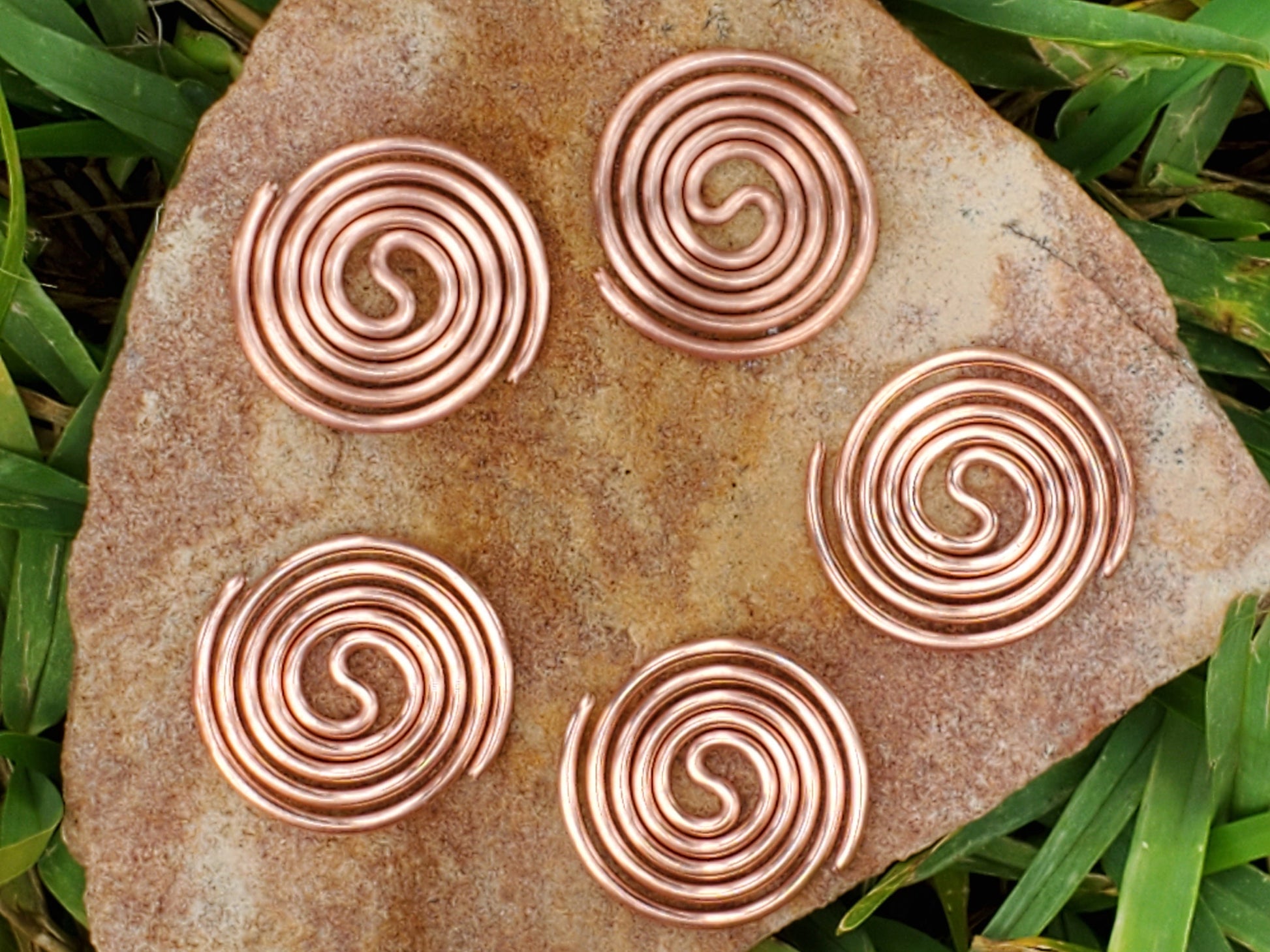 Medium Copper Coil Spirals: Orgone Creation Tools | Energy Amplifier | Resin Tools | Orgonite Tools | Items for Orgone