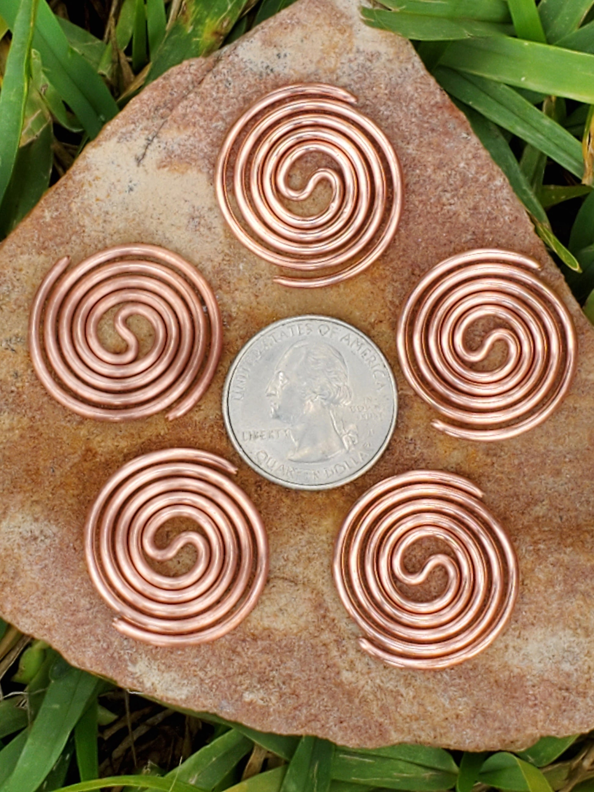 Medium Copper Coil Spirals: Orgone Creation Tools | Energy Amplifier | Resin Tools | Orgonite Tools | Items for Orgone