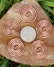 Medium Copper Coil Spirals: Orgone Creation Tools | Energy Amplifier | Resin Tools | Orgonite Tools | Items for Orgone
