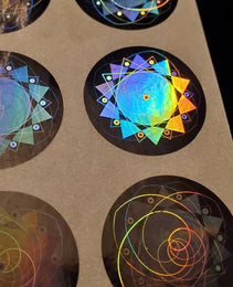 Custom Holographic EMF Protection Stickers | EMF Protection Cell Phone | EMF Sticker | Holographic Sticker | Stickers for Phones